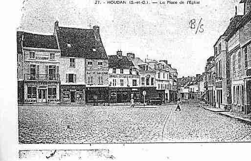 Ville de HOUDAN Carte postale ancienne