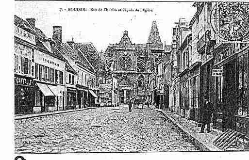 Ville de HOUDAN Carte postale ancienne