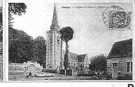 Ville de HUPPY Carte postale ancienne