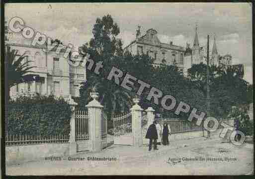 Ville de HYERES Carte postale ancienne