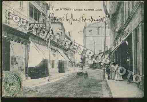 Ville de HYERES Carte postale ancienne