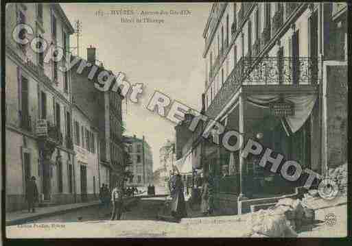 Ville de HYERES Carte postale ancienne