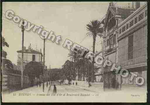 Ville de HYERES Carte postale ancienne