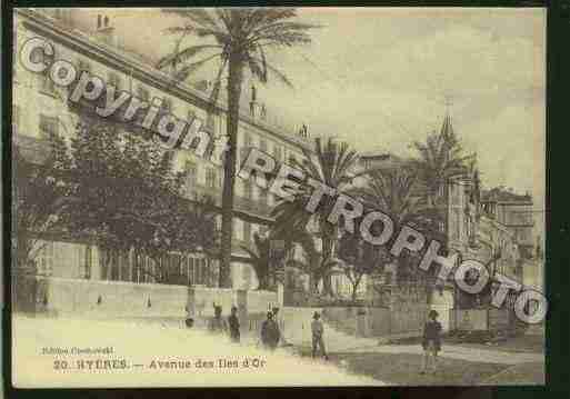 Ville de HYERES Carte postale ancienne