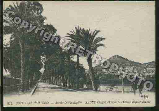 Ville de HYERES Carte postale ancienne