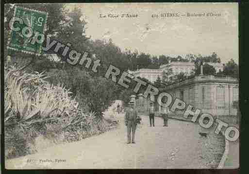 Ville de HYERES Carte postale ancienne