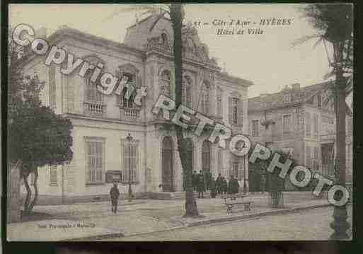 Ville de HYERES Carte postale ancienne