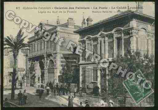 Ville de HYERES Carte postale ancienne