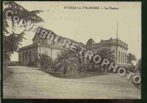 Ville de HYERES Carte postale ancienne