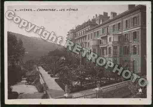 Ville de HYERES Carte postale ancienne