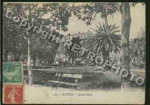 Ville de HYERES Carte postale ancienne