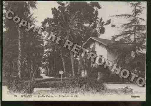 Ville de HYERES Carte postale ancienne