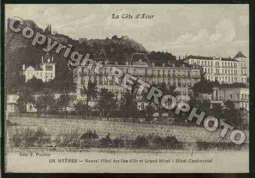 Ville de HYERES Carte postale ancienne