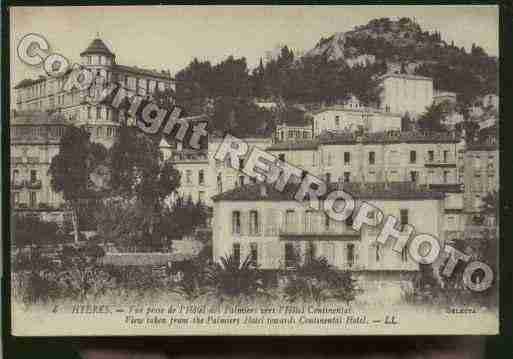 Ville de HYERES Carte postale ancienne