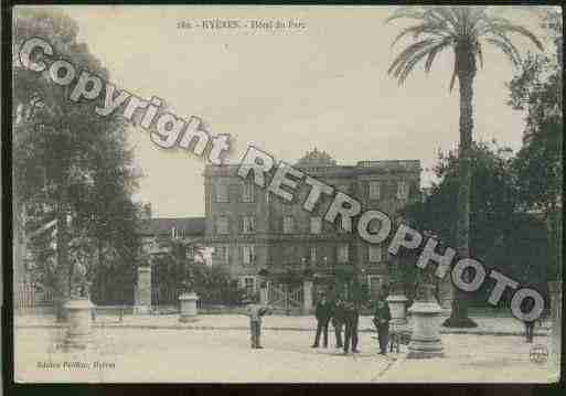 Ville de HYERES Carte postale ancienne