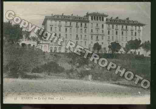 Ville de HYERES Carte postale ancienne