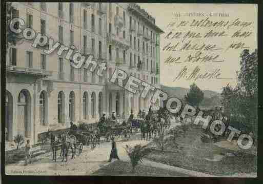 Ville de HYERES Carte postale ancienne