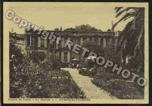 Ville de HYERES Carte postale ancienne