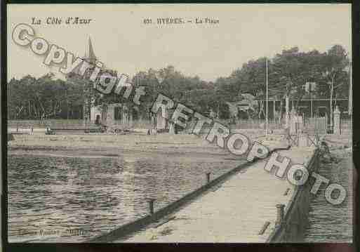 Ville de HYERES Carte postale ancienne