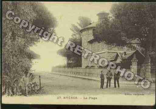 Ville de HYERES Carte postale ancienne