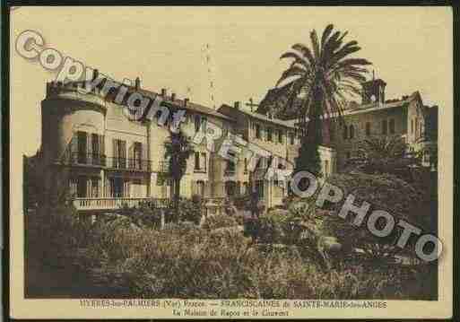 Ville de HYERES Carte postale ancienne