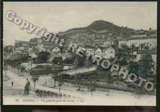 Ville de HYERES Carte postale ancienne