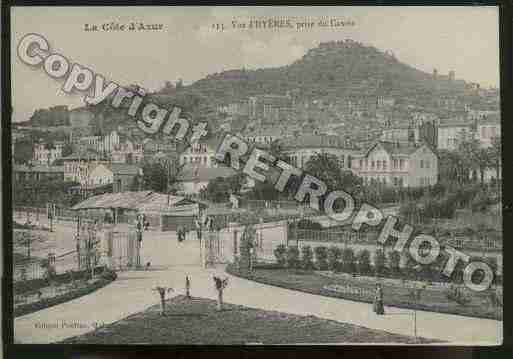 Ville de HYERES Carte postale ancienne