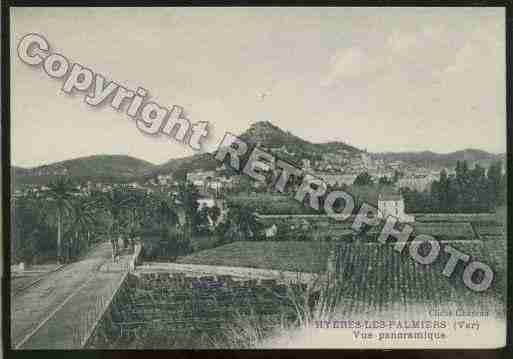 Ville de HYERES Carte postale ancienne