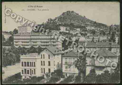 Ville de HYERES Carte postale ancienne