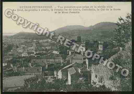 Ville de HYERES Carte postale ancienne