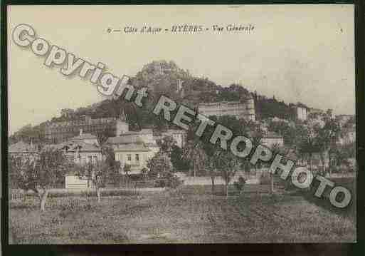 Ville de HYERES Carte postale ancienne