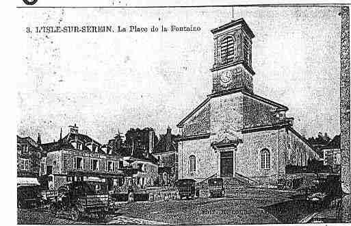 Ville de ISLESURSEREIN(L\') Carte postale ancienne