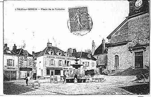 Ville de ISLESURSEREIN(L\') Carte postale ancienne