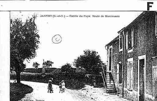 Ville de JANVRY Carte postale ancienne