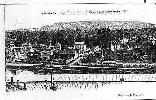 Ville de JOIGNY Carte postale ancienne