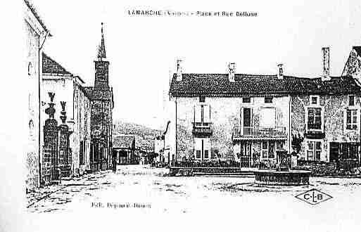 Ville de LAMARCHE Carte postale ancienne