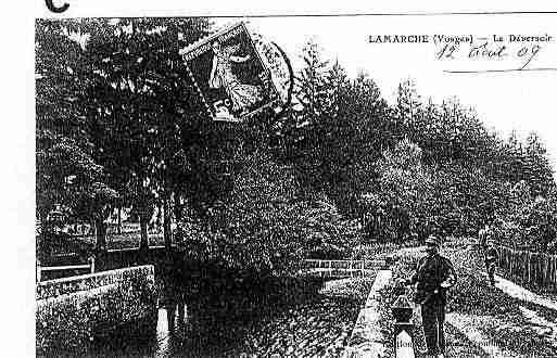 Ville de LAMARCHE Carte postale ancienne