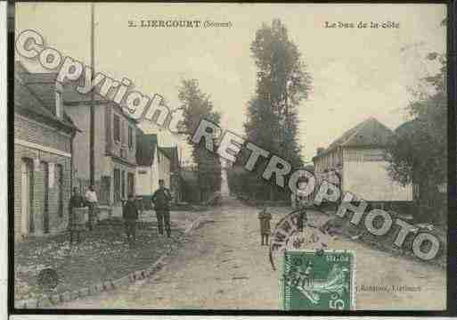 Ville de LIERCOURT Carte postale ancienne