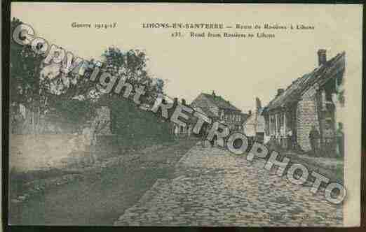 Ville de LIHONS Carte postale ancienne