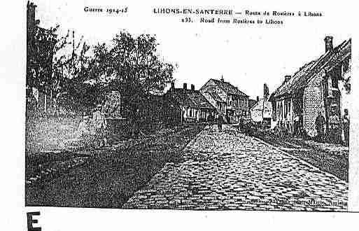 Ville de LIHONS Carte postale ancienne