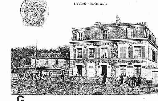 Ville de LIMOURS Carte postale ancienne