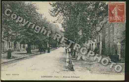 Ville de LORGUES Carte postale ancienne