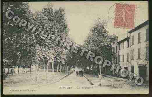 Ville de LORGUES Carte postale ancienne