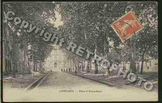 Ville de LORGUES Carte postale ancienne