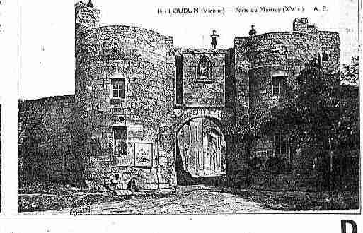 Ville de LOUDUN Carte postale ancienne