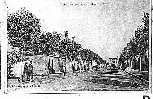 Ville de LUCON Carte postale ancienne