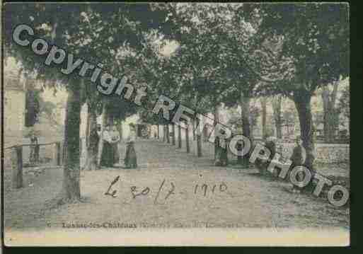 Ville de LUSSACLESCHATEAUX Carte postale ancienne