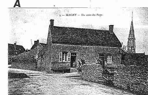 Ville de MAGNY Carte postale ancienne