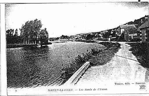 Ville de MAILLYLAVILLE Carte postale ancienne