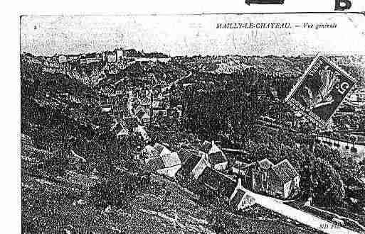 Ville de MAILLYLECHATEAU Carte postale ancienne